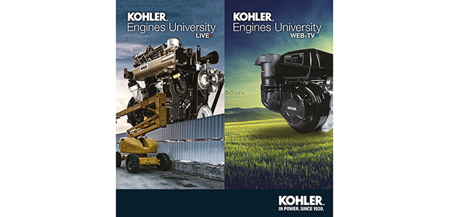 Kohler Engines photo for Outdoor Power Equipment magazine article
