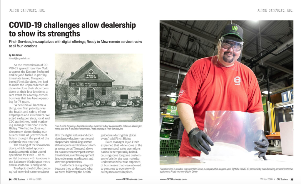 OPE Business independent dealership turns challenges into strengths