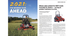 Dealers provide insight on season’s mower trends